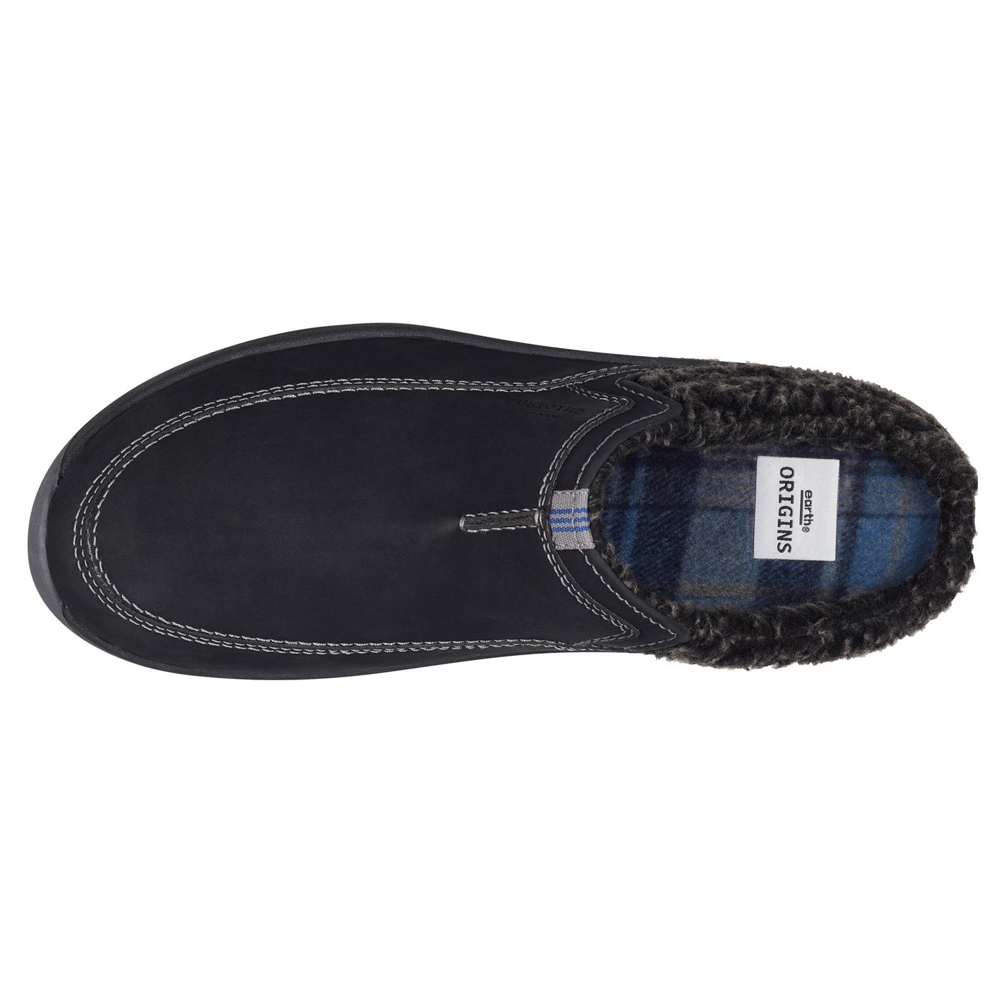 Peltz Shoes Men's Earth Origins Daxton Clog - Wide Width BLACK 7255397MWSYNBLK