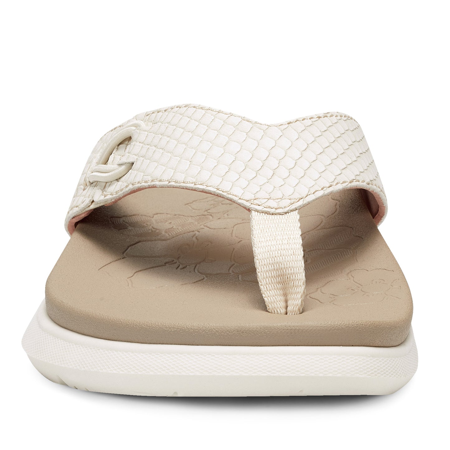 Peltz Shoes Women's Earth Origins Dania Sandal CREAM 7255843W-250