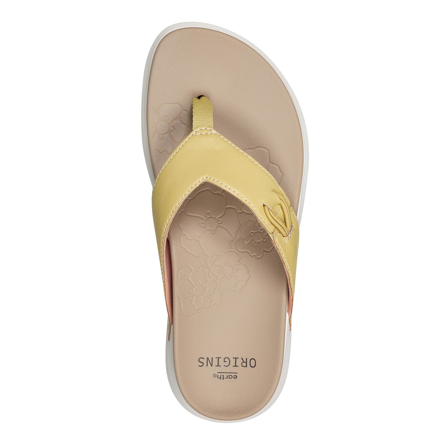 Peltz Shoes Women's Earth Origins Dania Sandal YELLOW 7255843W-733