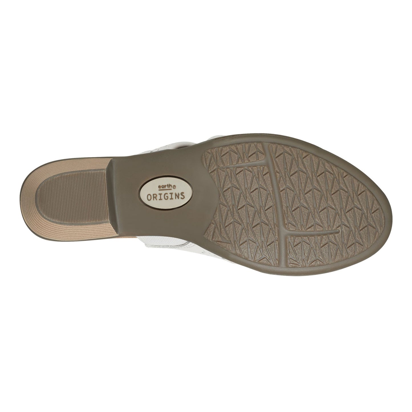 Peltz Shoes Women's Earth Origins Cayla Sandal WHITE 7258102-109