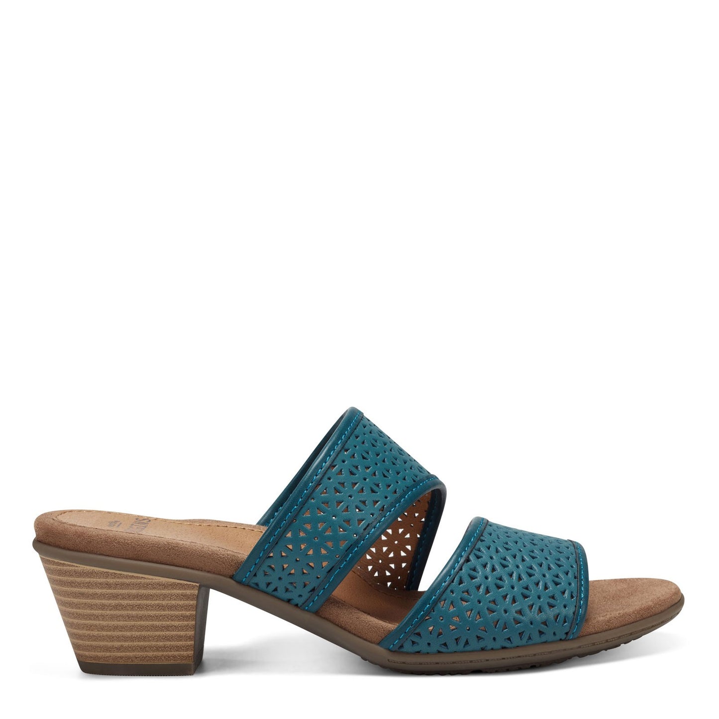 Peltz Shoes Women's Earth Origins Cayla Sandal TEAL 7258102-432