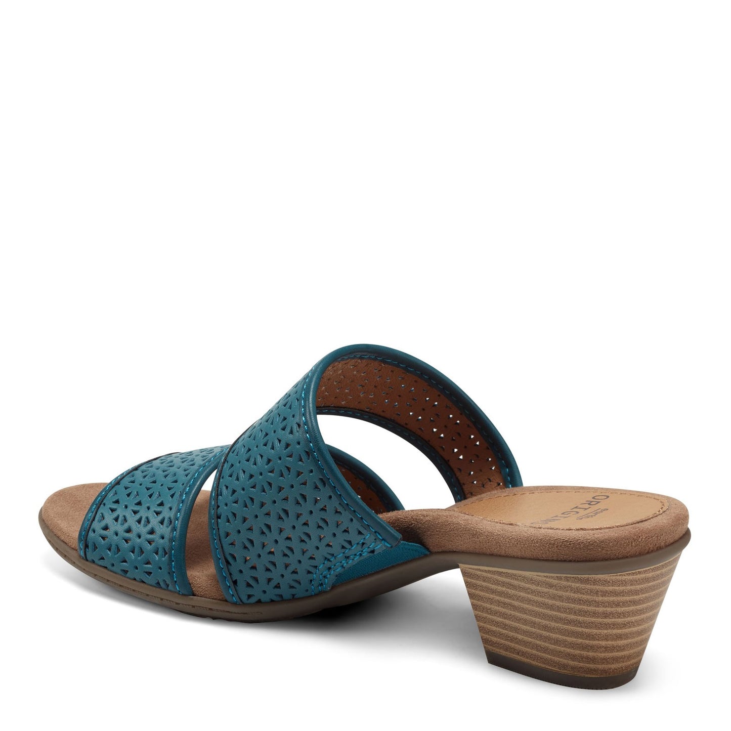 Peltz Shoes Women's Earth Origins Cayla Sandal TEAL 7258102-432