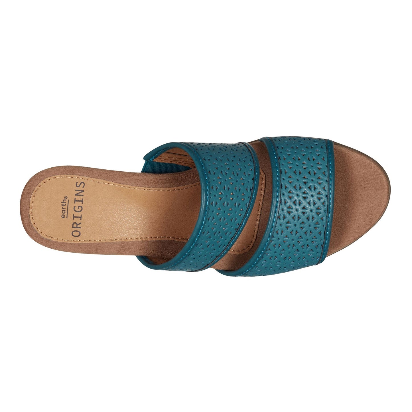 Peltz Shoes Women's Earth Origins Cayla Sandal TEAL 7258102-432