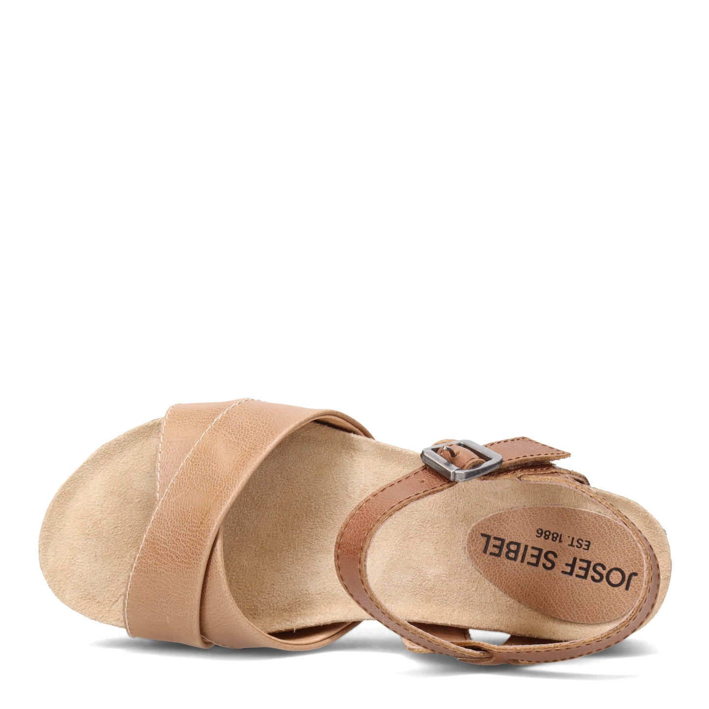 Peltz Shoes Women's Josef Seibel Clea 10 Sandal CREMA 72810-128231
