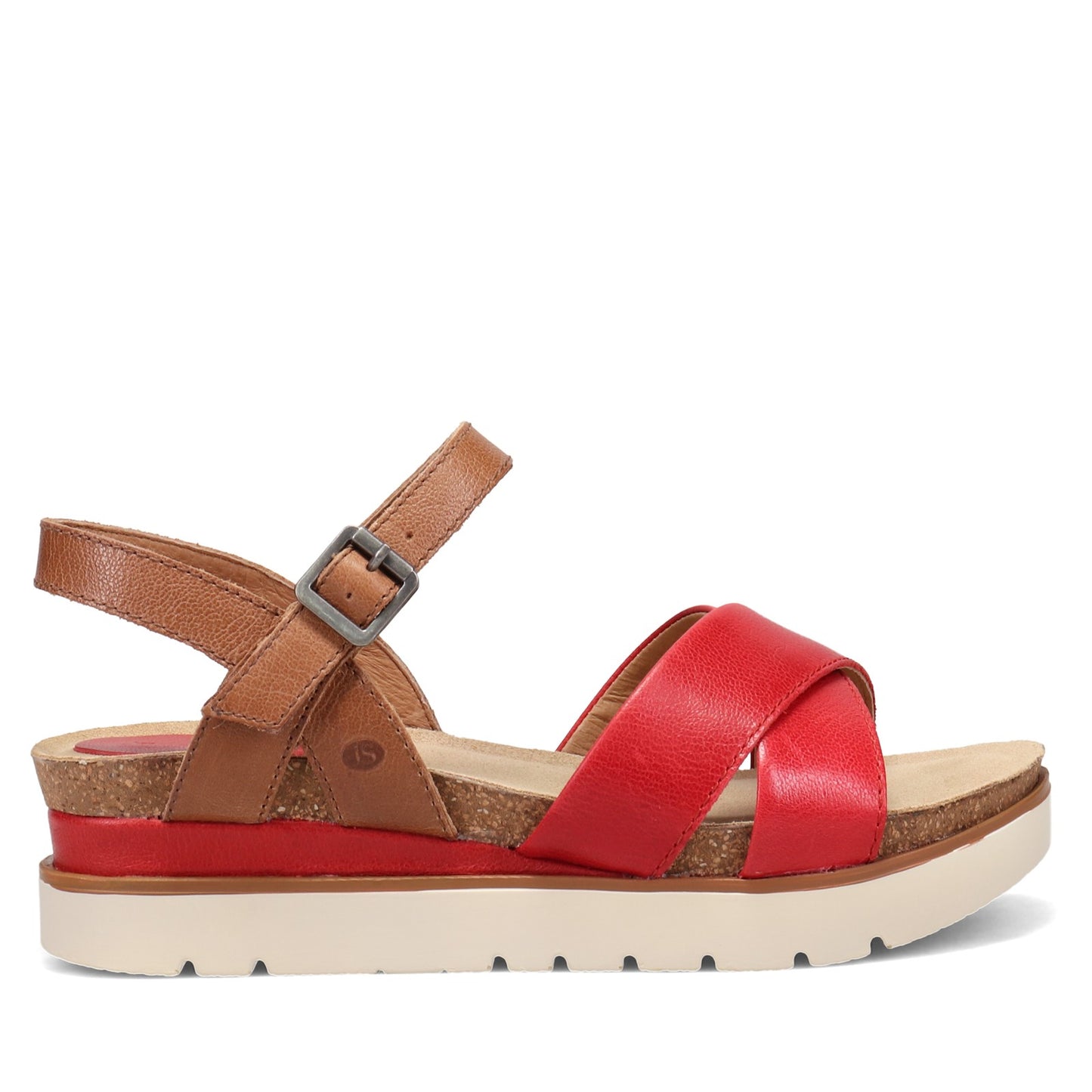 Peltz Shoes Women's Josef Seibel Clea 10 Sandal RED 72810-128401