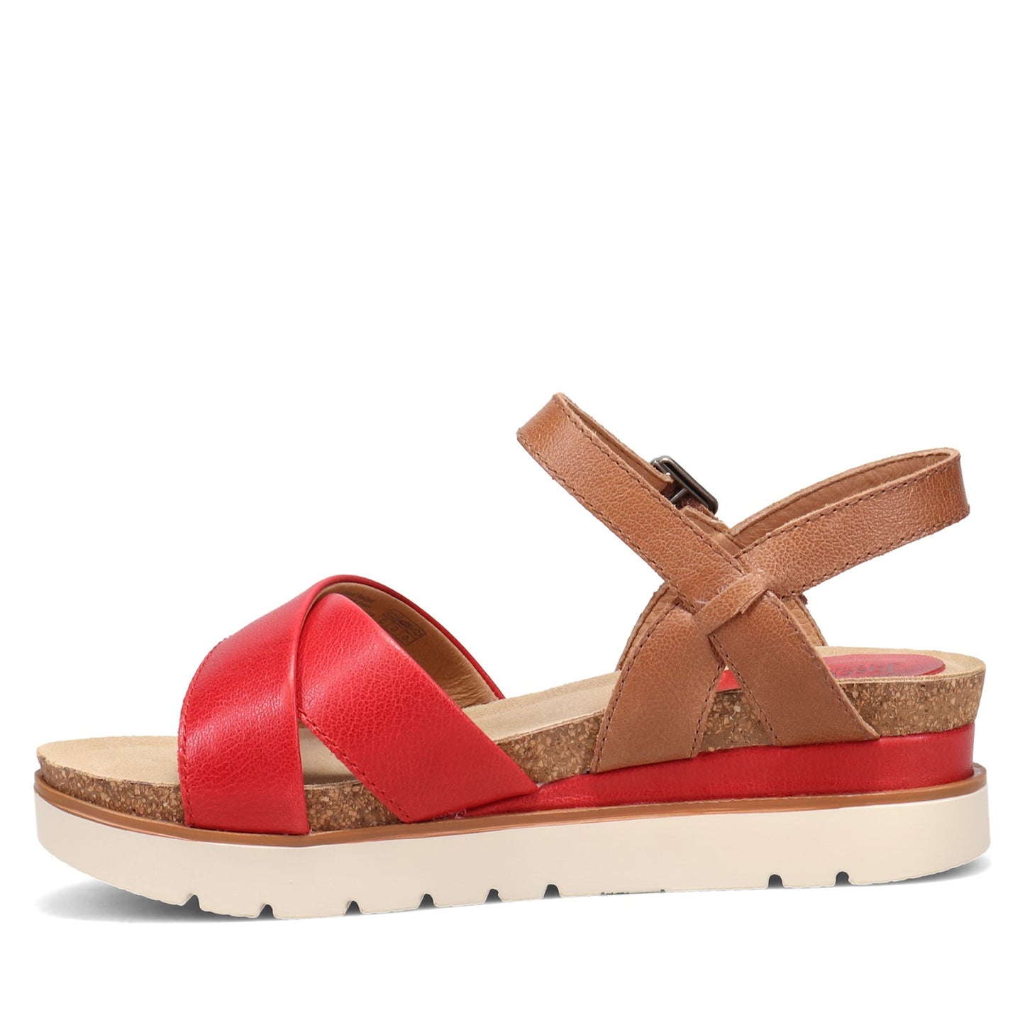 Peltz Shoes Women's Josef Seibel Clea 10 Sandal RED 72810-128401