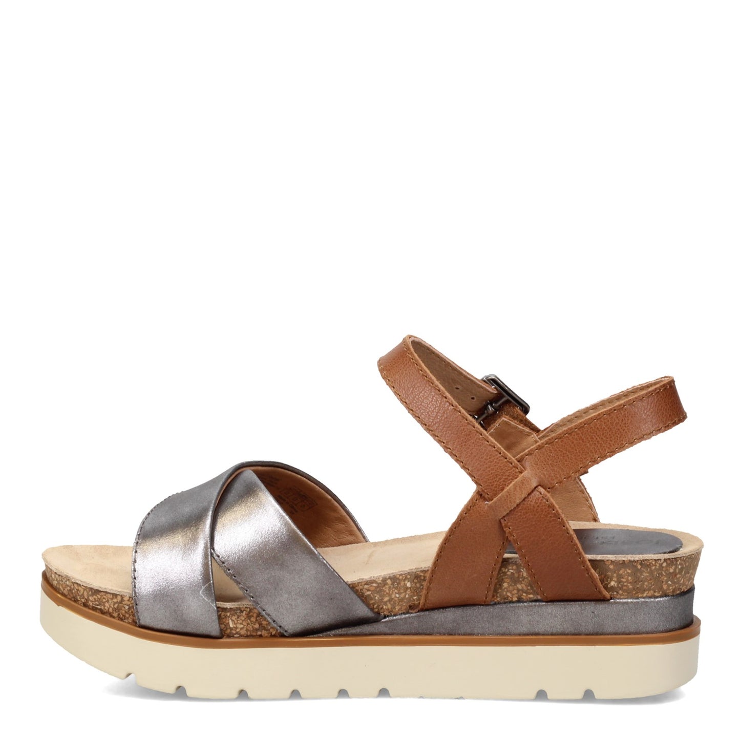 Peltz Shoes Women's Josef Seibel Clea 10 Sandal ANTHRACITE 72810-33701