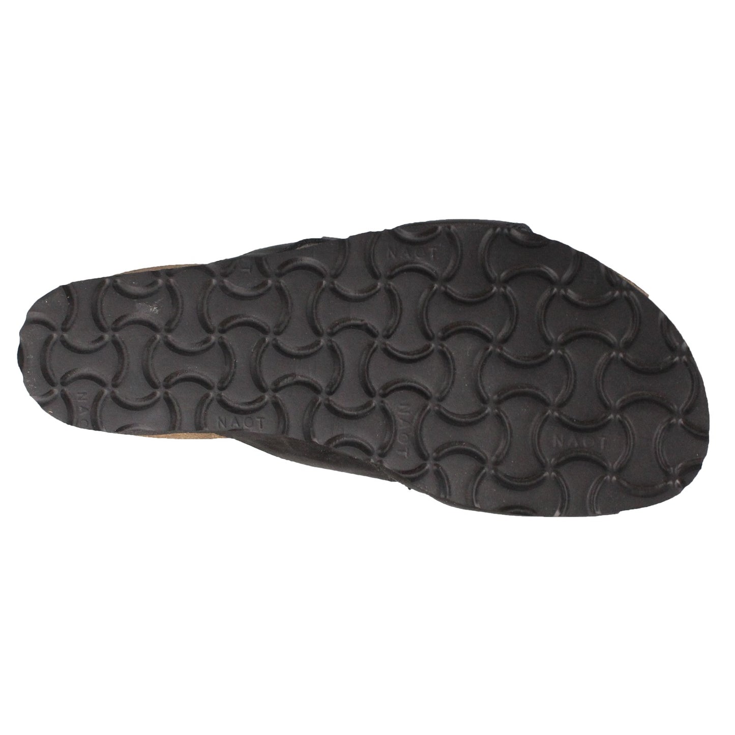 Peltz Shoes Women's Naot Jacey Slide - Wide Width BLACK 7305-NIZ
