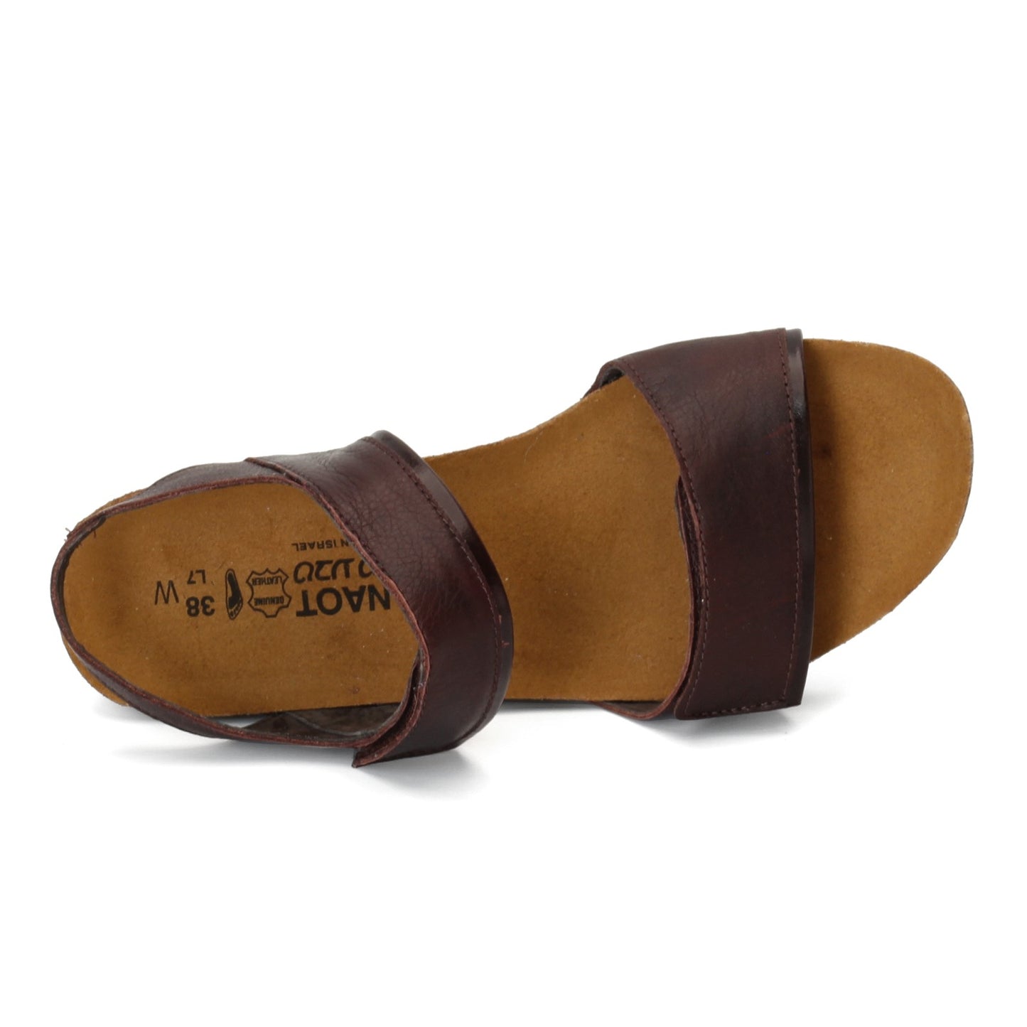 Peltz Shoes Women's Naot Aisha Sandal Brown 7308-SIF