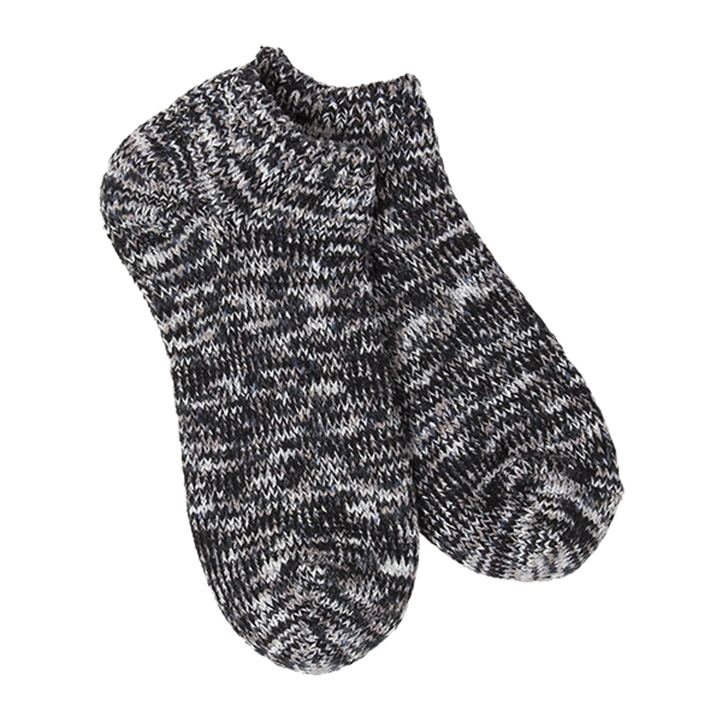 Peltz Shoes Women's World's Softest Ragg Low Socks NIGHT 73571