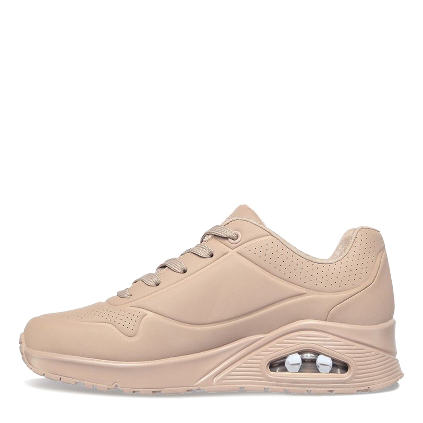 Peltz Shoes Women's Skechers Street Uno - Stand on Air Sneaker Sand 73690-SND