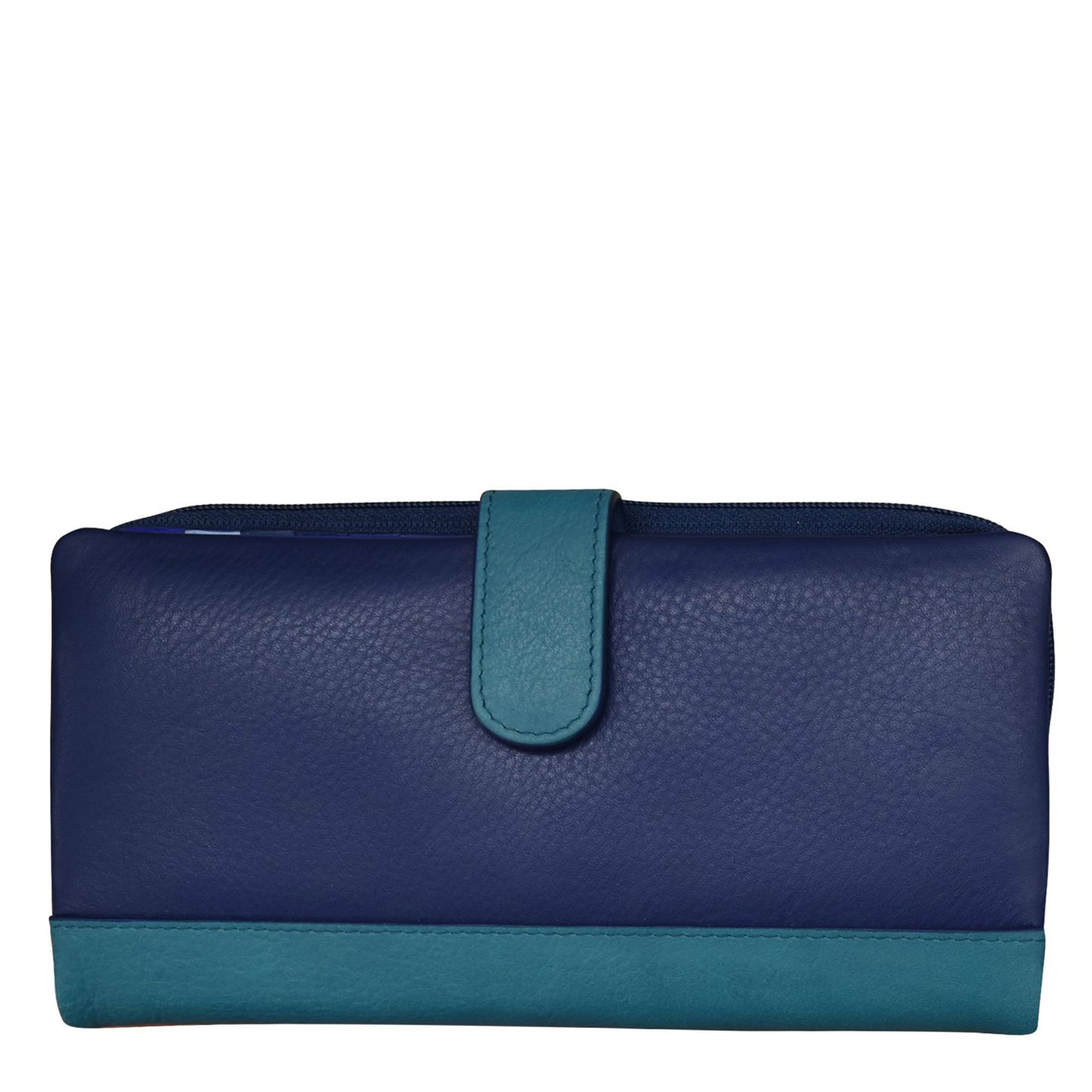 Peltz Shoes Women's ILI Smartphone Wallet Denim Multi 7420-DENIM MULTI