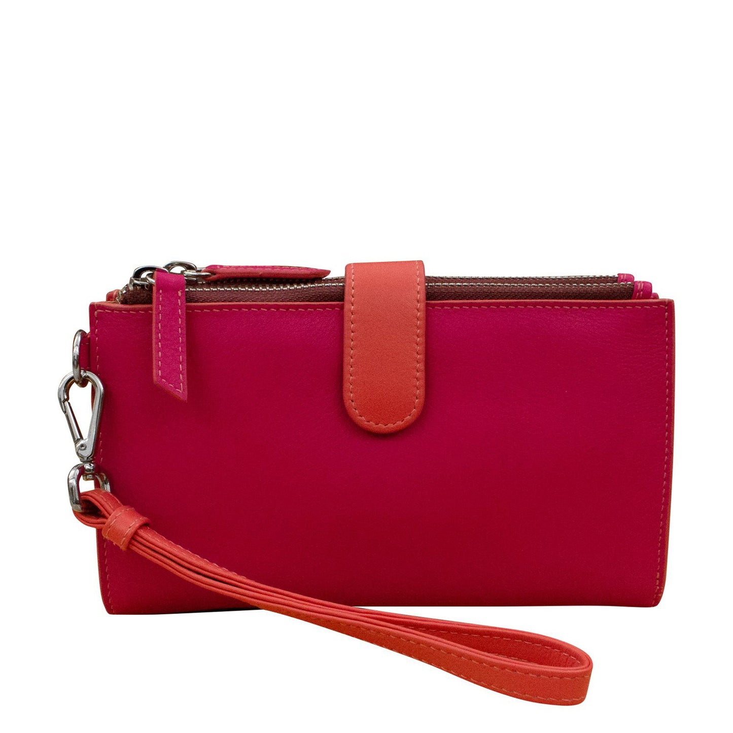 Peltz Shoes Women's ILI Phone Wallet Clutch Sunset Multi 7422-SUNSET