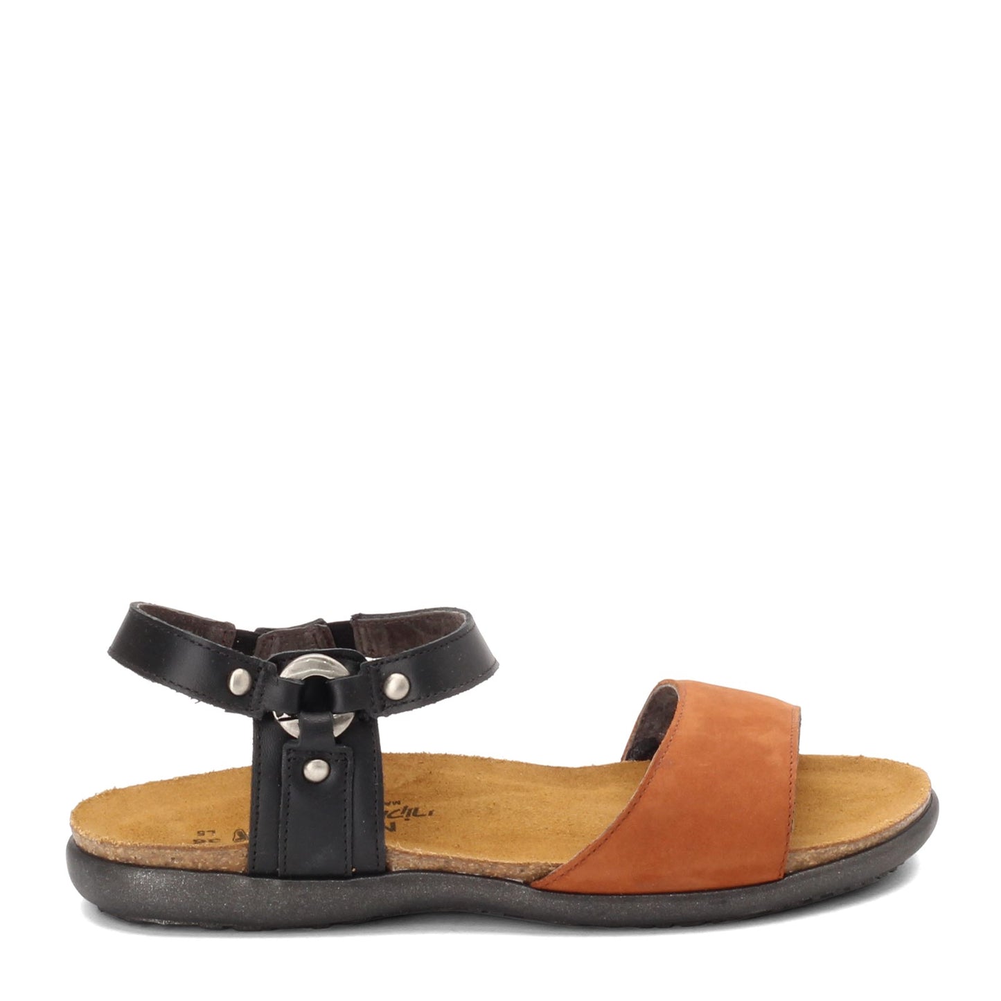 Peltz Shoes Women's Naot Sabrina Sandal BLACK TAN 7437-S6A