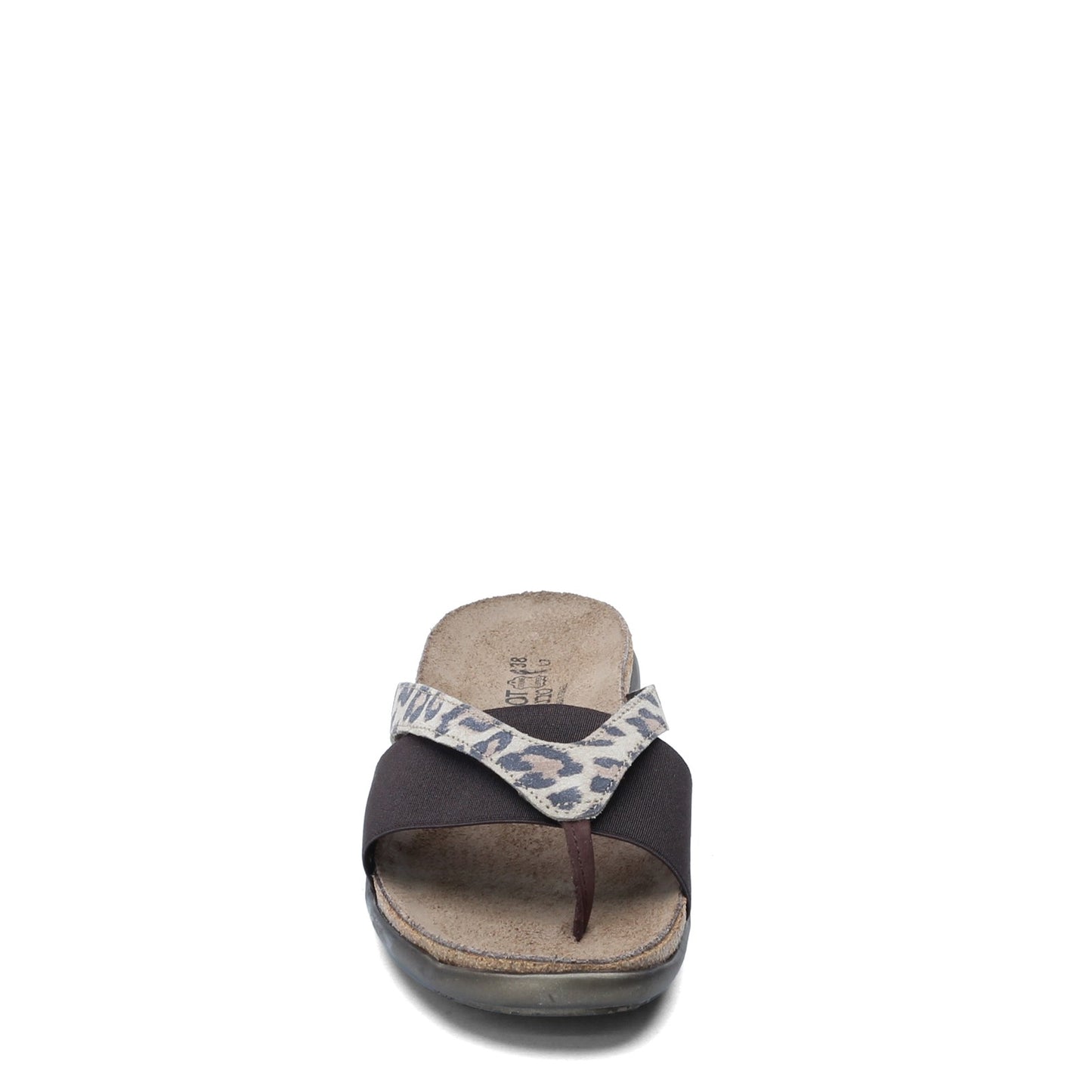 Peltz Shoes Women's Naot Penelope Sandal Brown CHEETAH 7442-SJA