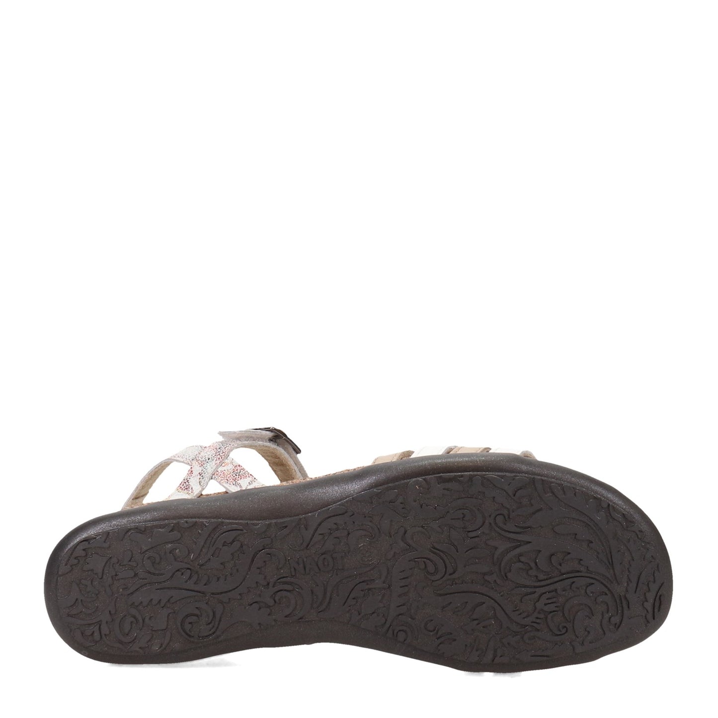 Peltz Shoes Women's Naot Lucy Sandal WHITE / BEIGE 7458-WEO