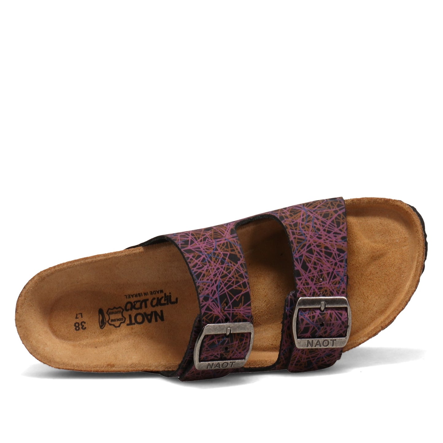 Peltz Shoes Women's Naot Santa Barbara Sandal BORDEAUX 7500-B35