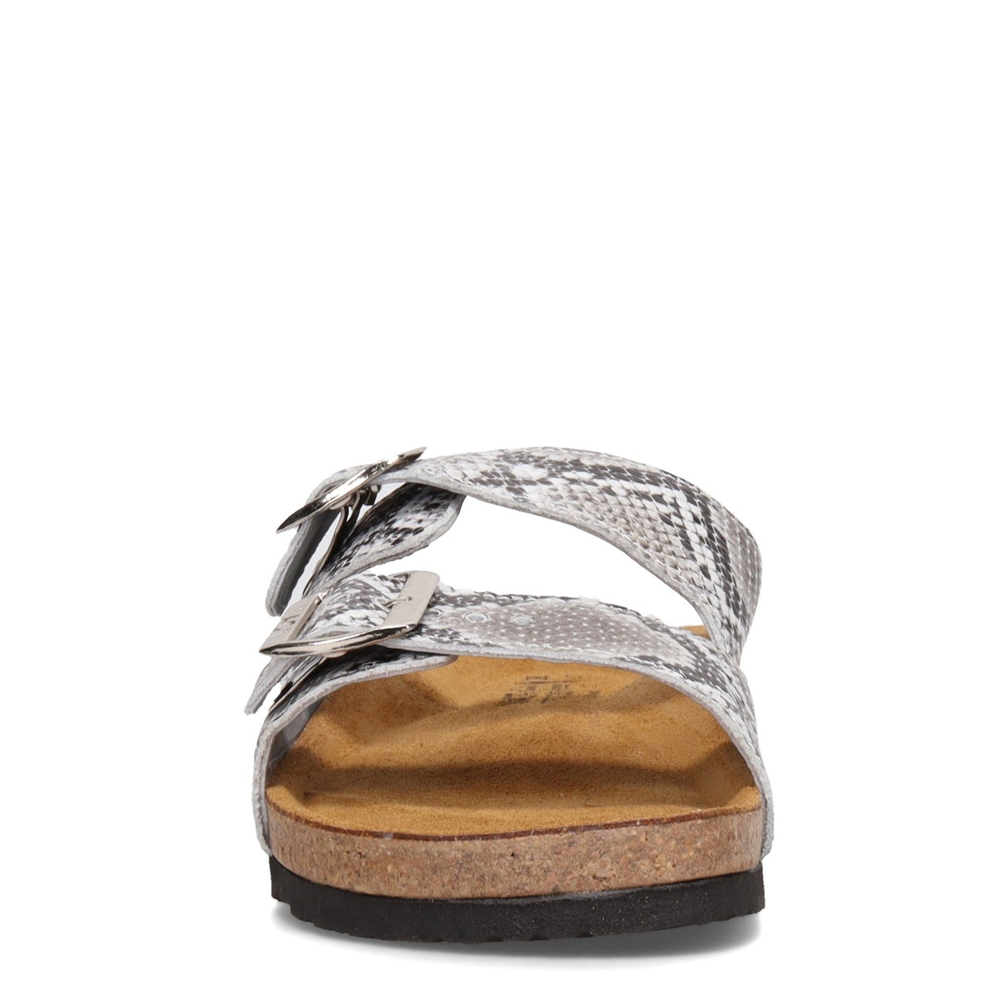 Peltz Shoes Women's Naot Santa Barbara Slide Sandal GREY MULTI 7500-BAC