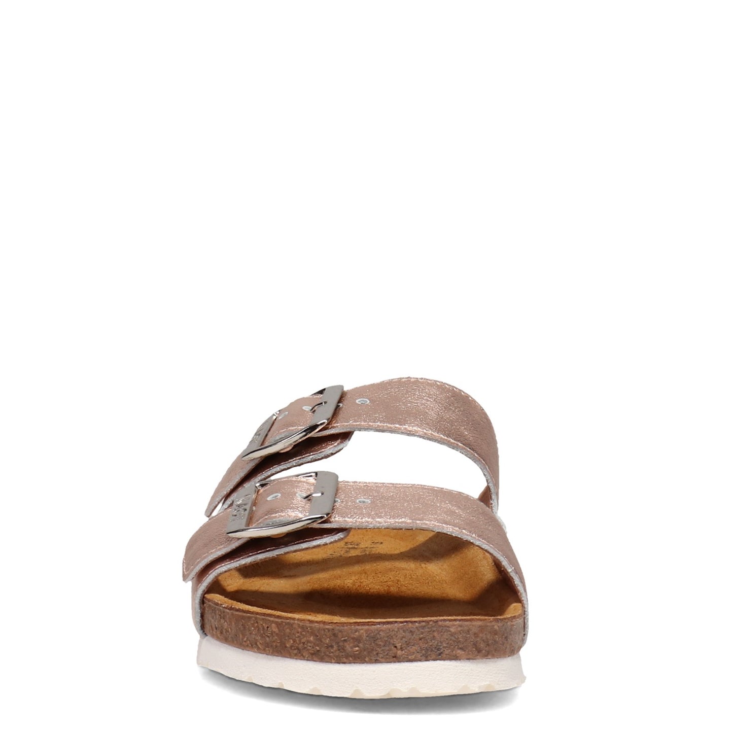 Peltz Shoes Women's Naot Santa Barbara Slide Sandal ROSE GOLD 7500-C65