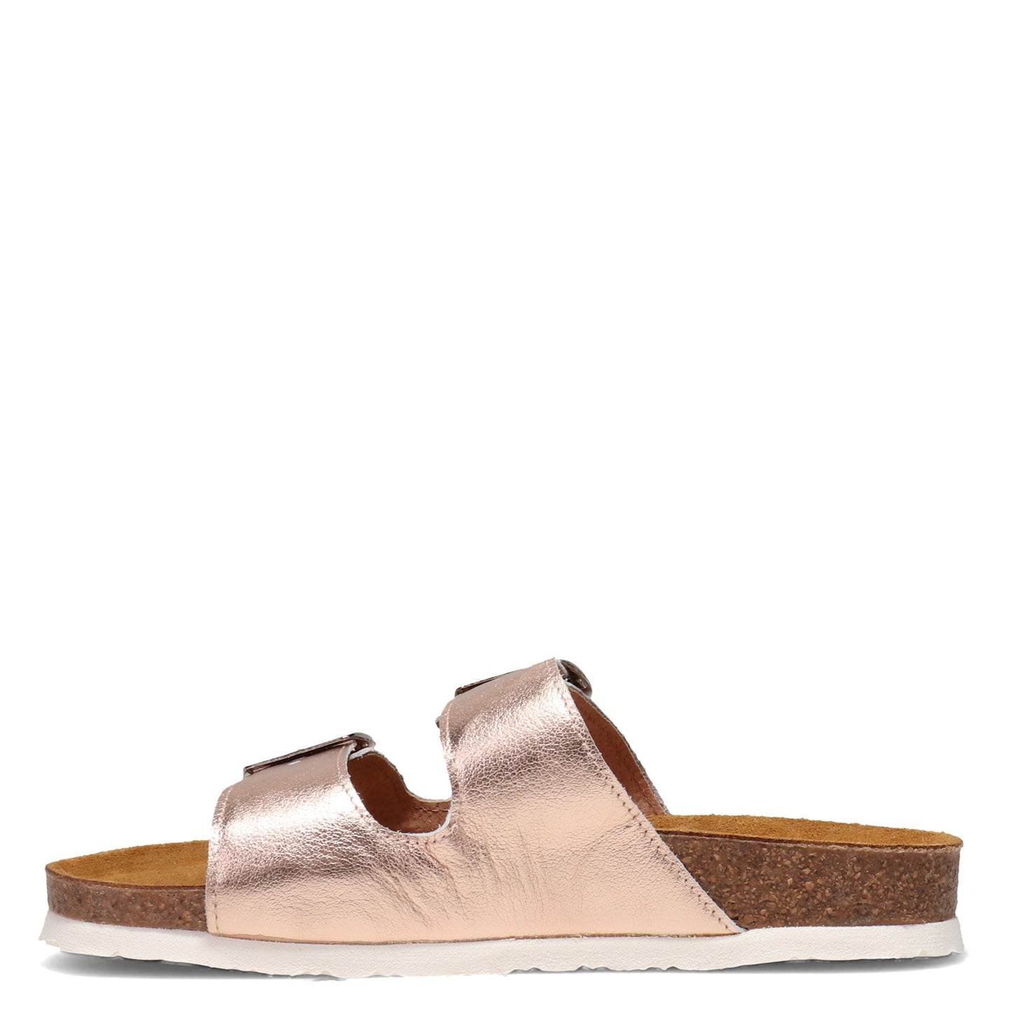 Peltz Shoes Women's Naot Santa Barbara Slide Sandal ROSE GOLD 7500-C65