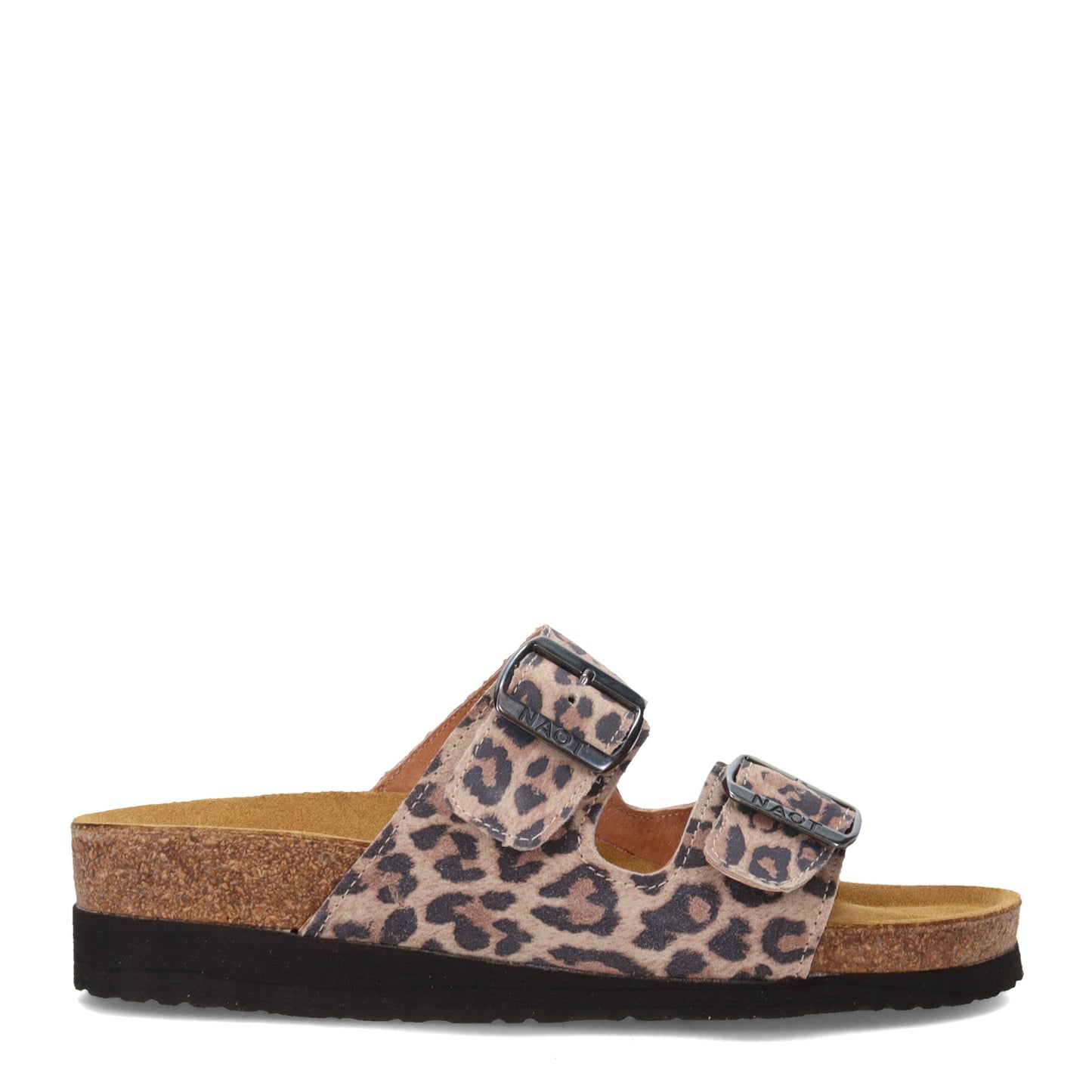 Peltz Shoes Women's Naot Santa Barbara Slide Sandal CHEETAH 7500-EB6