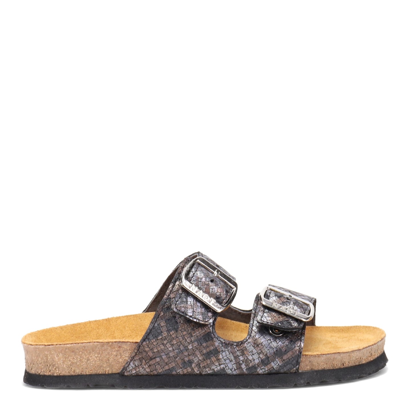 Peltz Shoes Women's Naot Santa Barbara Slide Sandal METALLIC MULT 7500-EC9