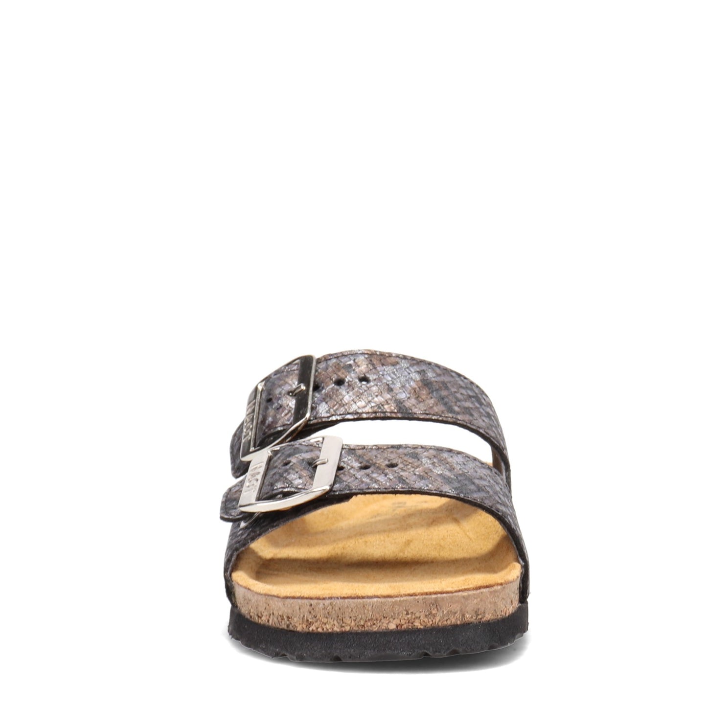 Peltz Shoes Women's Naot Santa Barbara Slide Sandal METALLIC MULT 7500-EC9