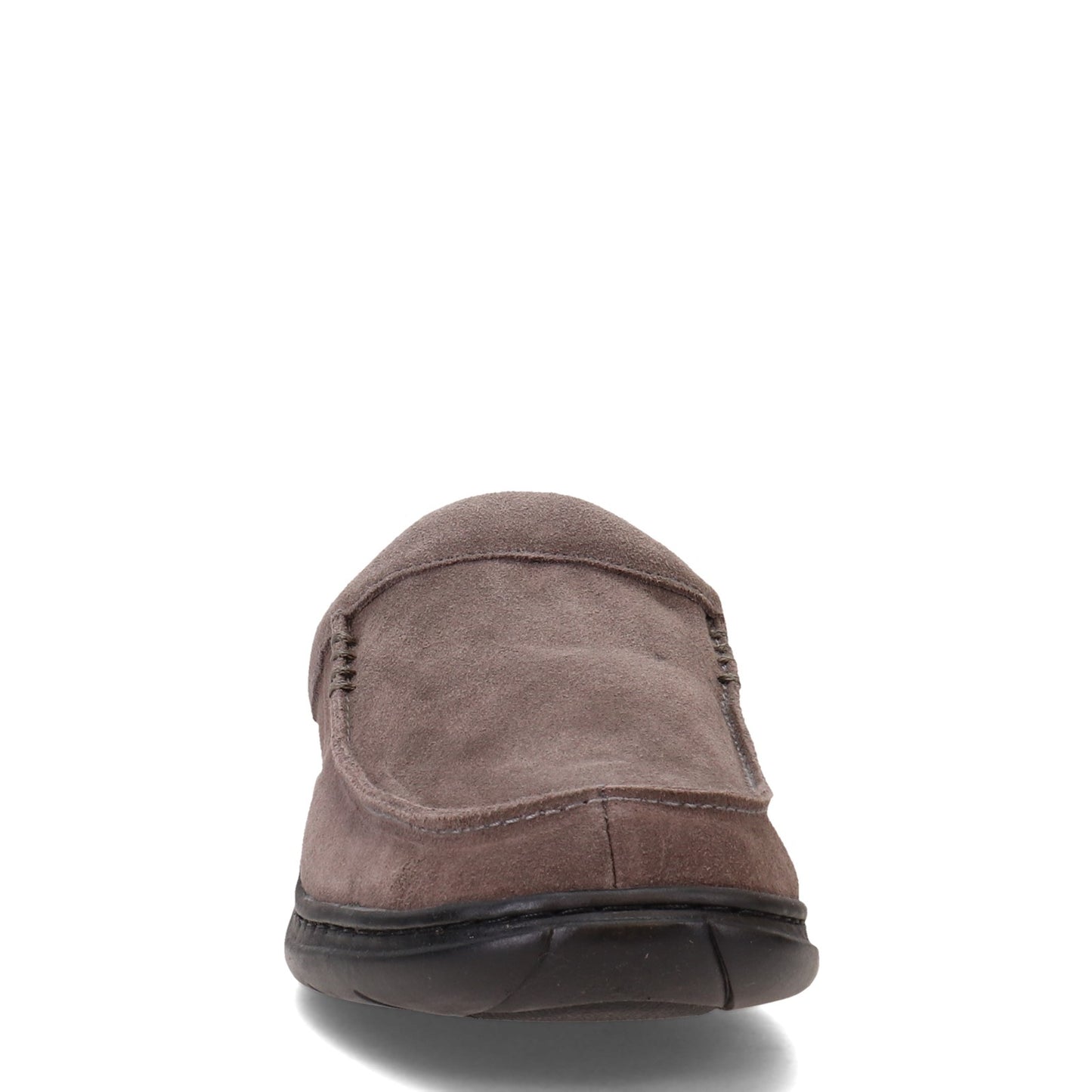 Peltz Shoes Men's L.B. Evans Edmonton Slipper GRAY 7530