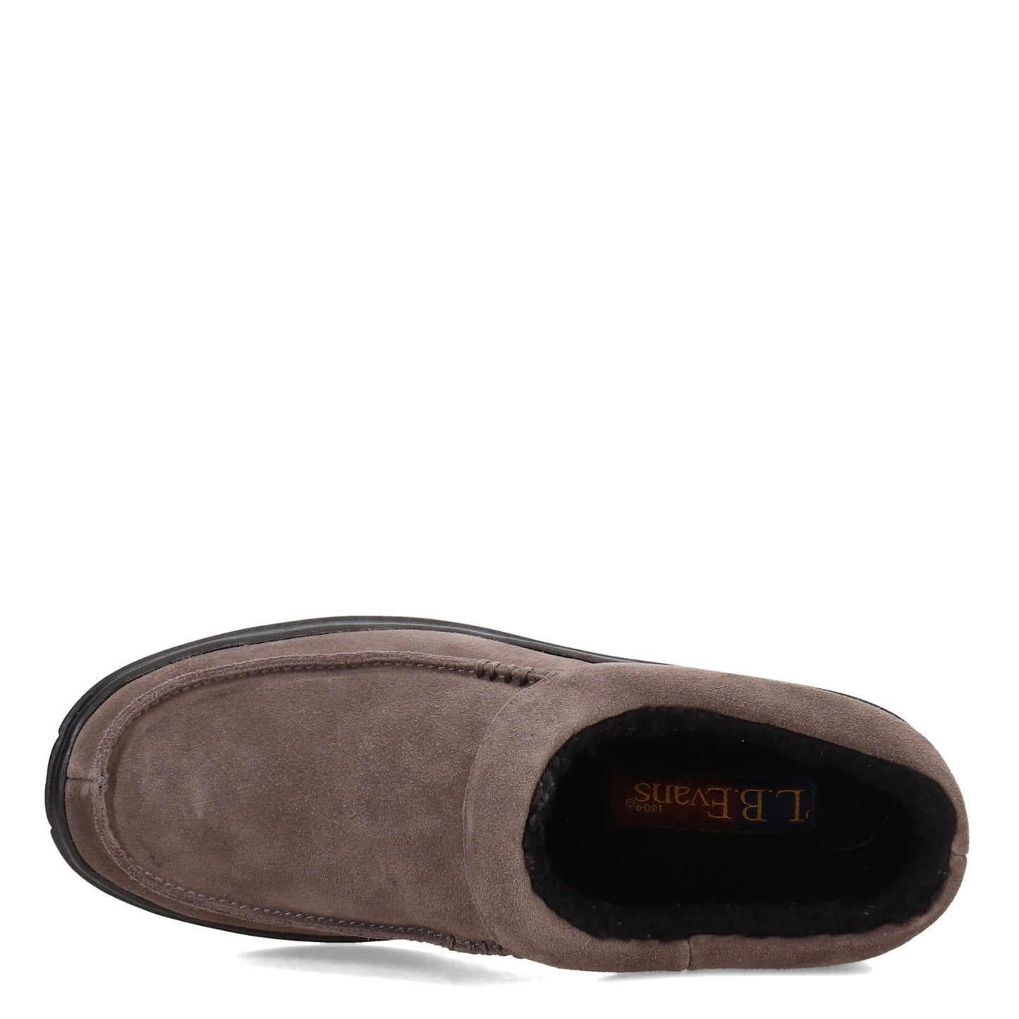 Peltz Shoes Men's L.B. Evans Edmonton Slipper GRAY 7530