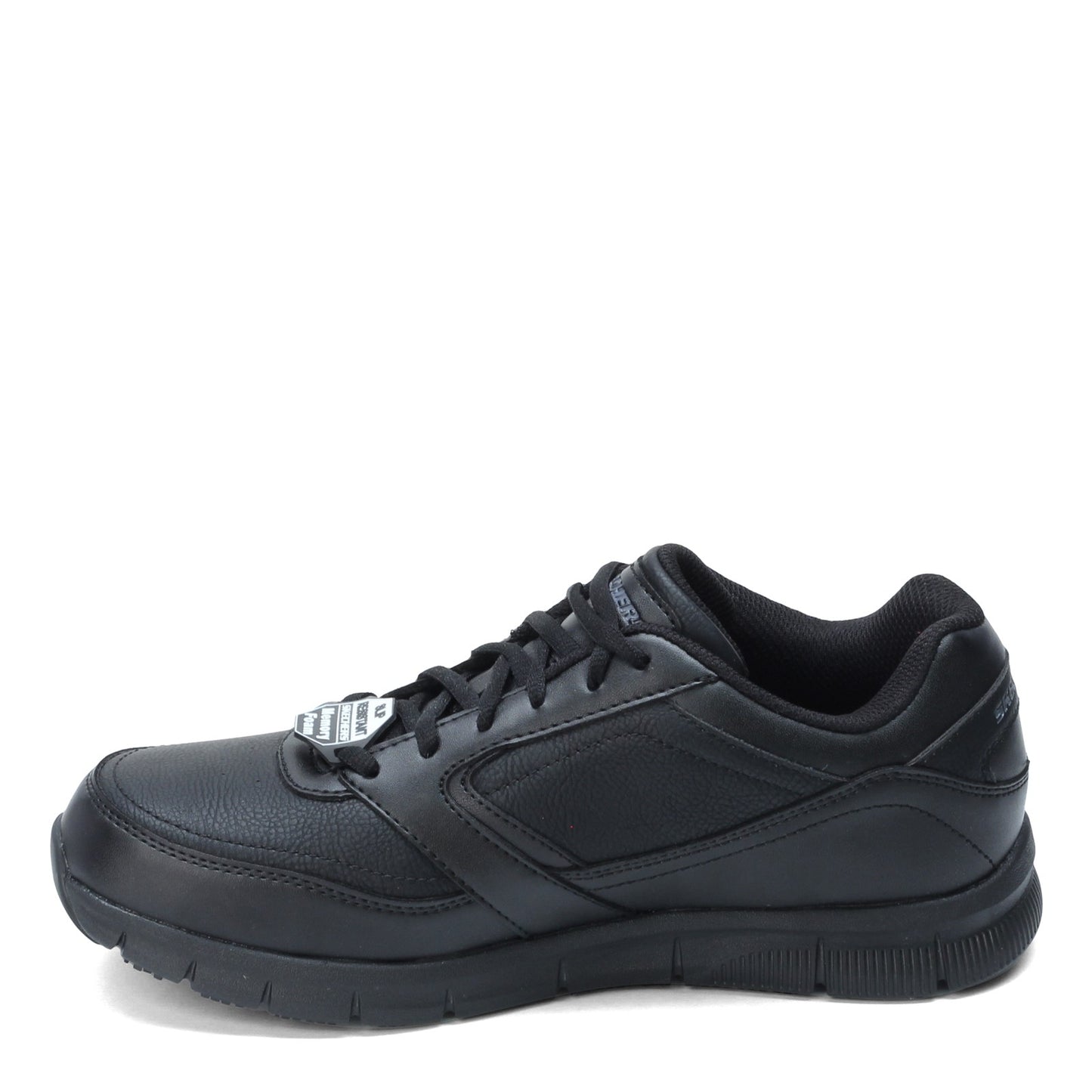 Peltz Shoes Men's Skechers Nampa SR Work Shoe - Wide Width Black 77156W-BLK