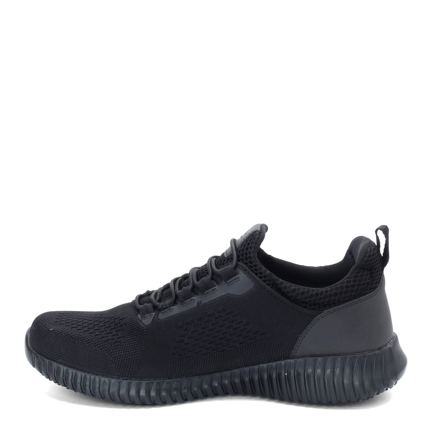 Peltz Shoes Men's Skechers Cessnock SR Shoe - Wide Width BLACK 77188W-BLK