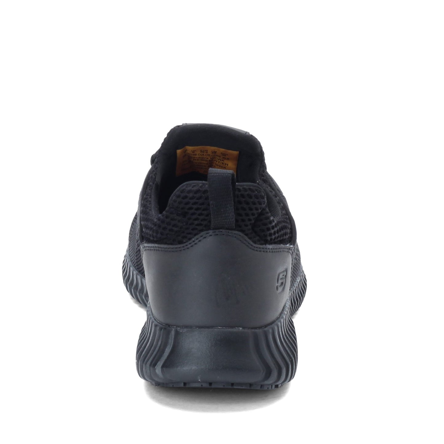 Peltz Shoes Men's Skechers Cessnock SR Shoe - Wide Width BLACK 77188W-BLK