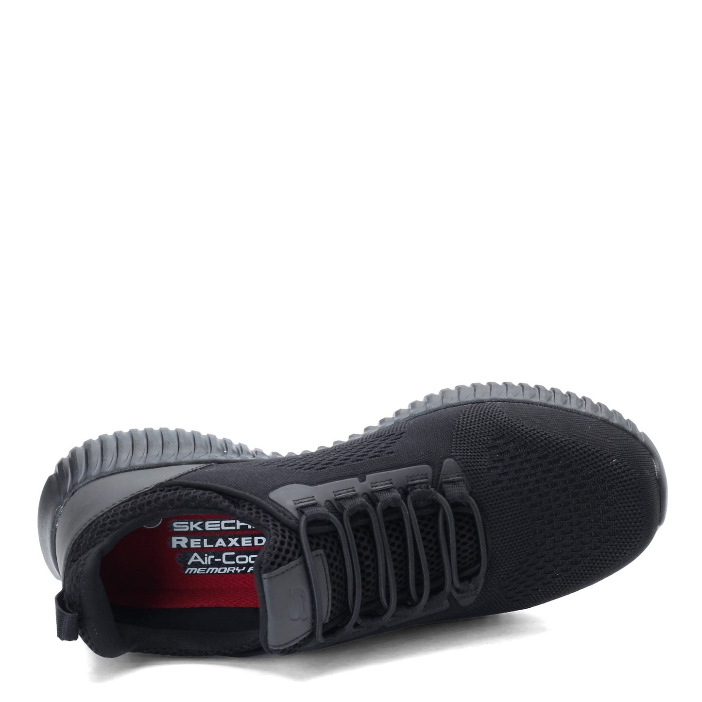 Peltz Shoes Men's Skechers Cessnock SR Shoe - Wide Width BLACK 77188W-BLK