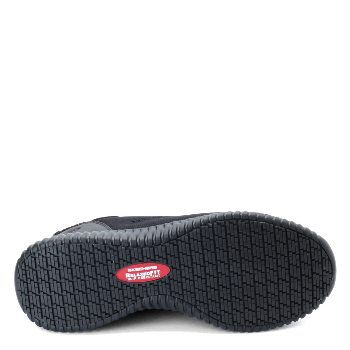 Peltz Shoes Men's Skechers Cessnock SR Shoe - Wide Width BLACK 77188W-BLK
