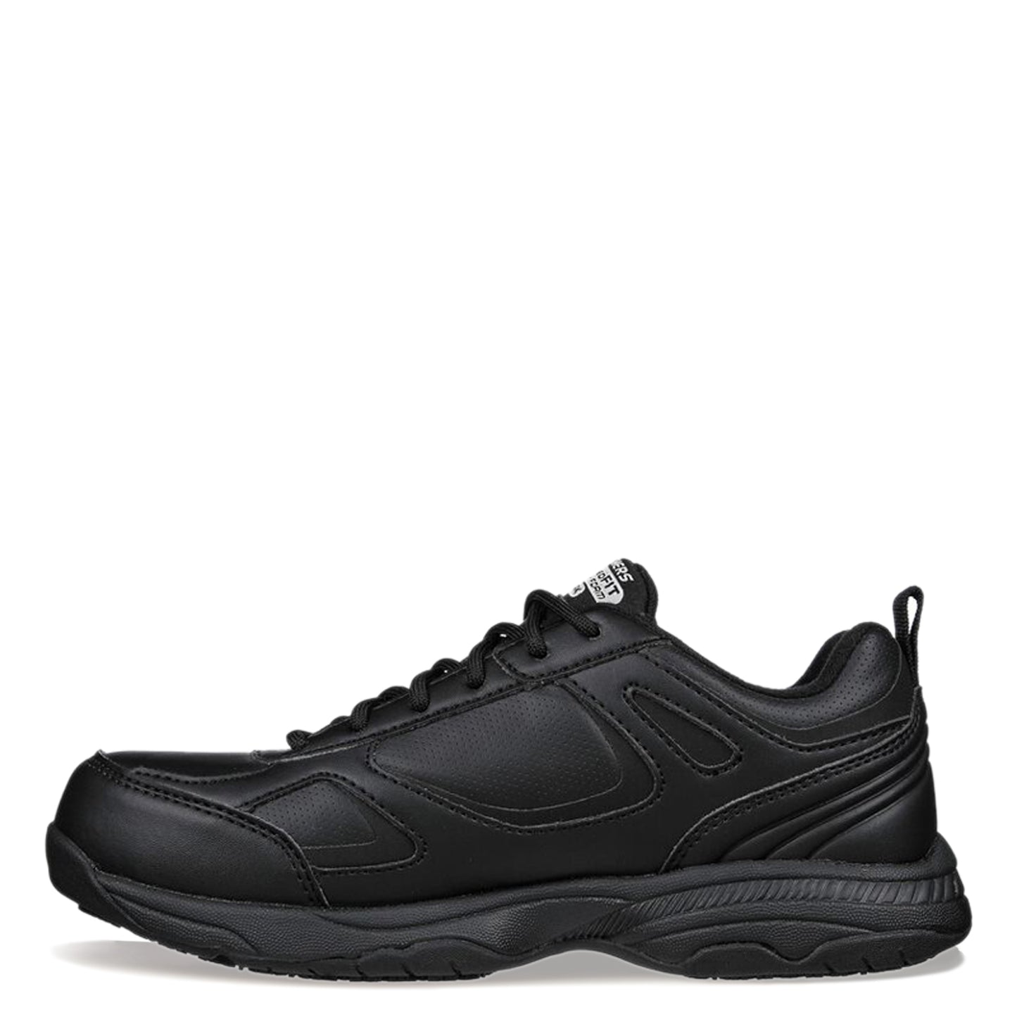 Peltz Shoes Women's Skechers Relaxed Fit: Dighton - Bricelyn Work Shoe BLACK 77200-BLK