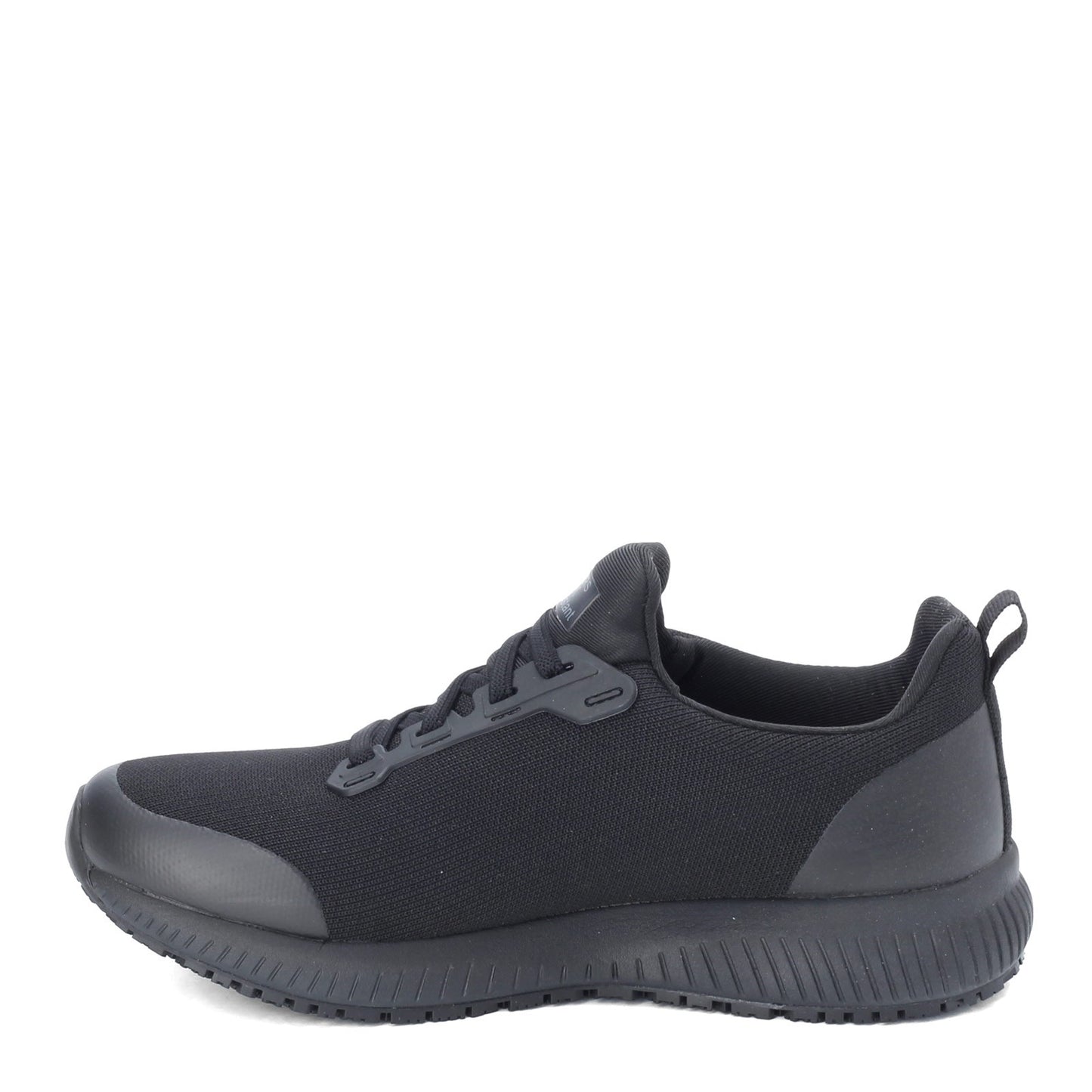 Peltz Shoes Women's Skechers Squad SR Work Shoe - Wide Width BLACK 77222W-BLK