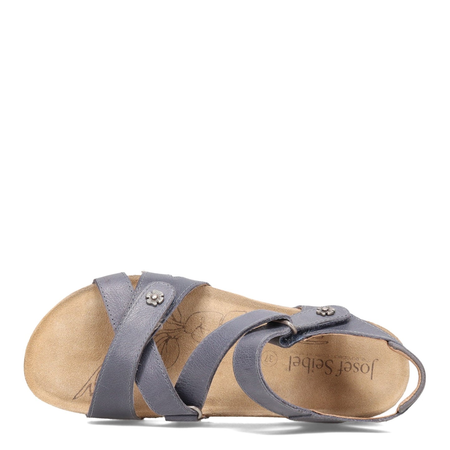 Peltz Shoes Women's Josef Seibel Natalya 11 Sandal JEANS 78811-128540