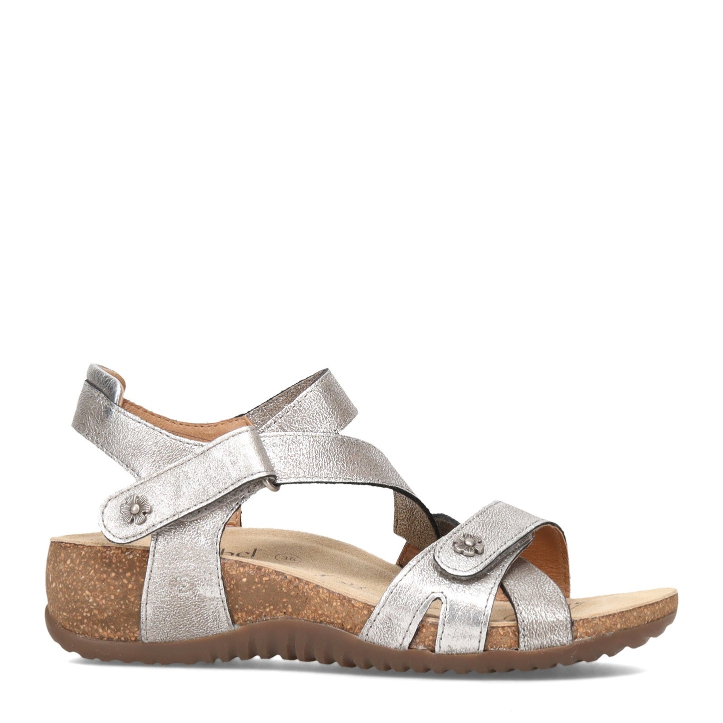 Peltz Shoes Women's Josef Seibel Natalya 11 Sandal PLATINUM 78811-38730