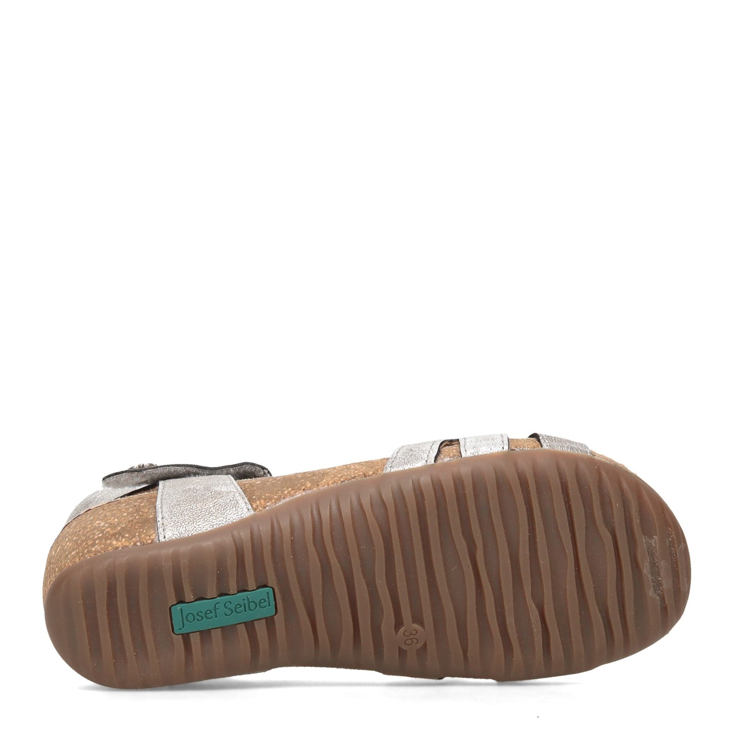 Peltz Shoes Women's Josef Seibel Natalya 11 Sandal PLATINUM 78811-38730