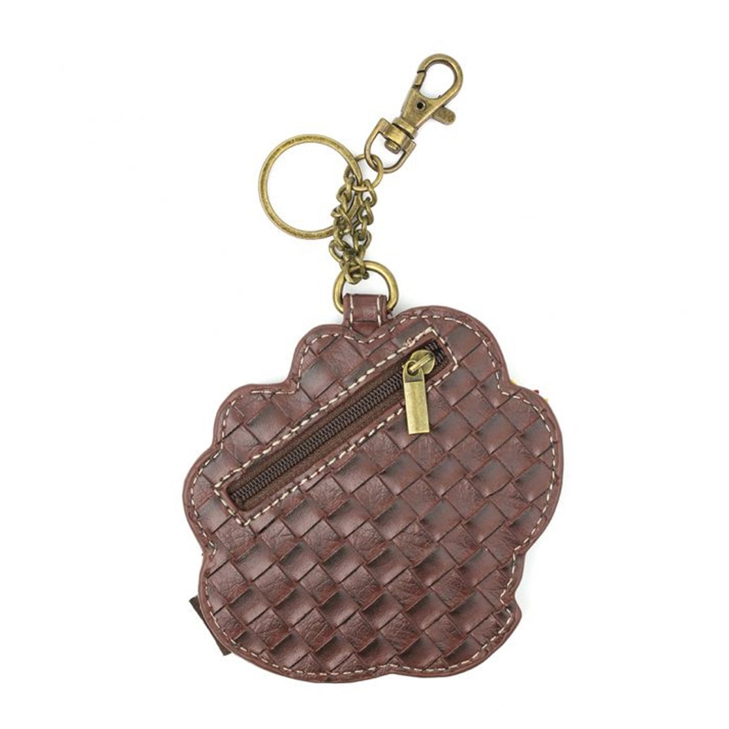 Peltz Shoes Chala Key Fob Coin Purse Green 806CU0