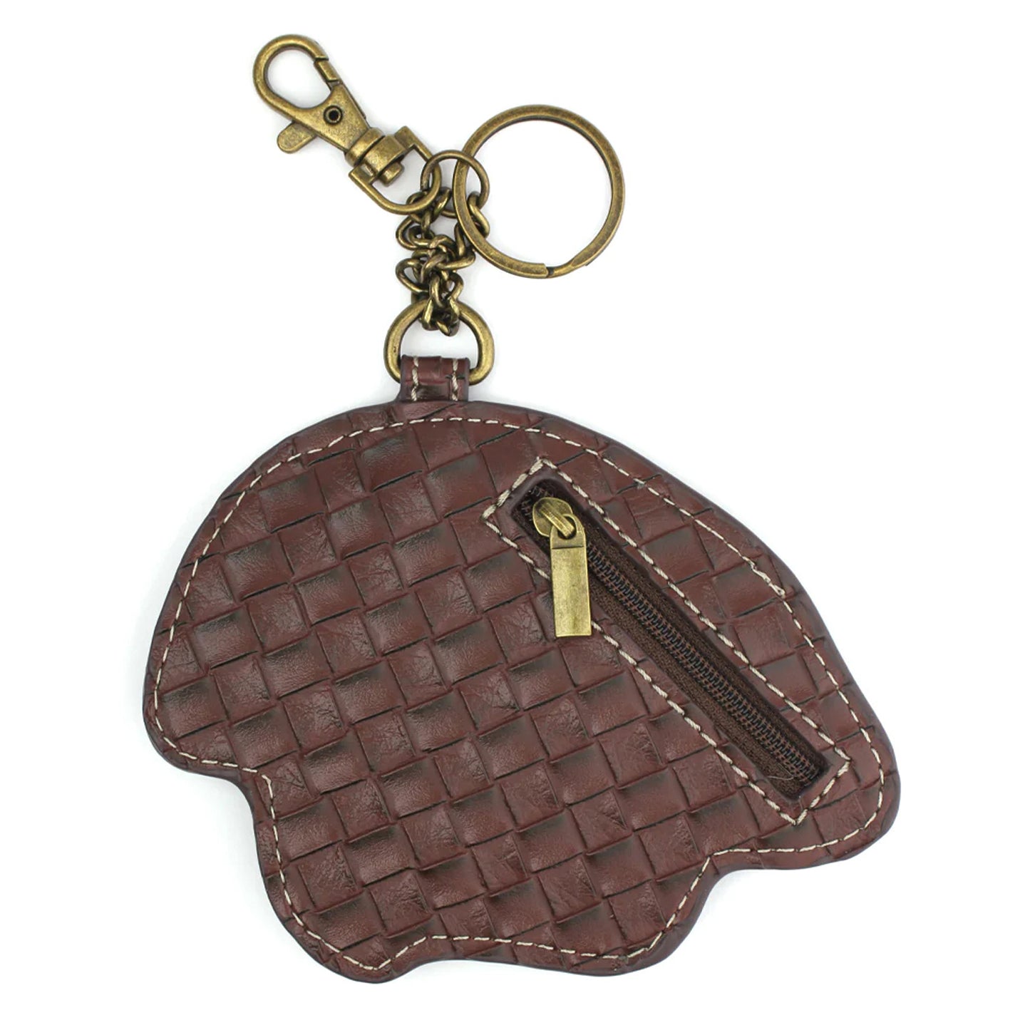 Peltz Shoes Chala Key Fob Coin Purse Manatee 806MEA0