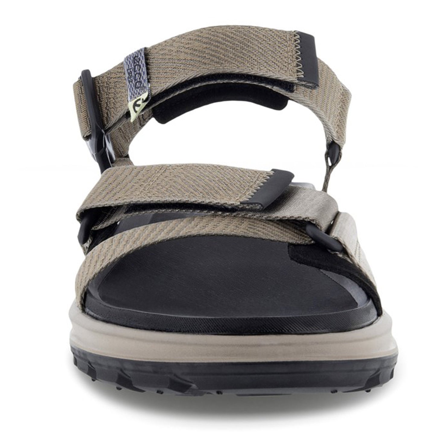 Peltz Shoes Men's Ecco Exowrap 3S Sandal MOONROCK 811844-60421