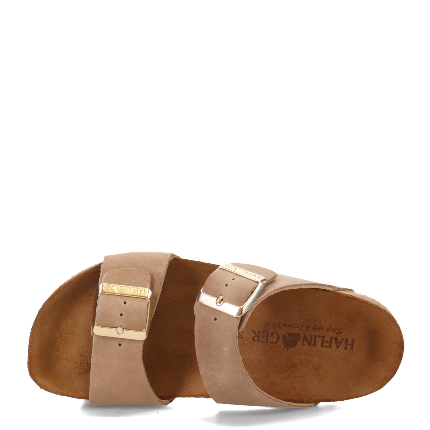 Peltz Shoes Women's Haflinger Andrea Sandal TAUPE 819016-1521