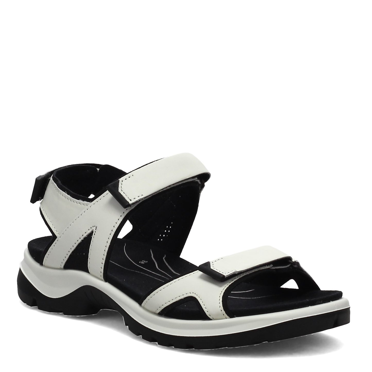 Peltz Shoes Women's Ecco Yucatan Offroad 2.0 Sandal WHITE 822153-01007