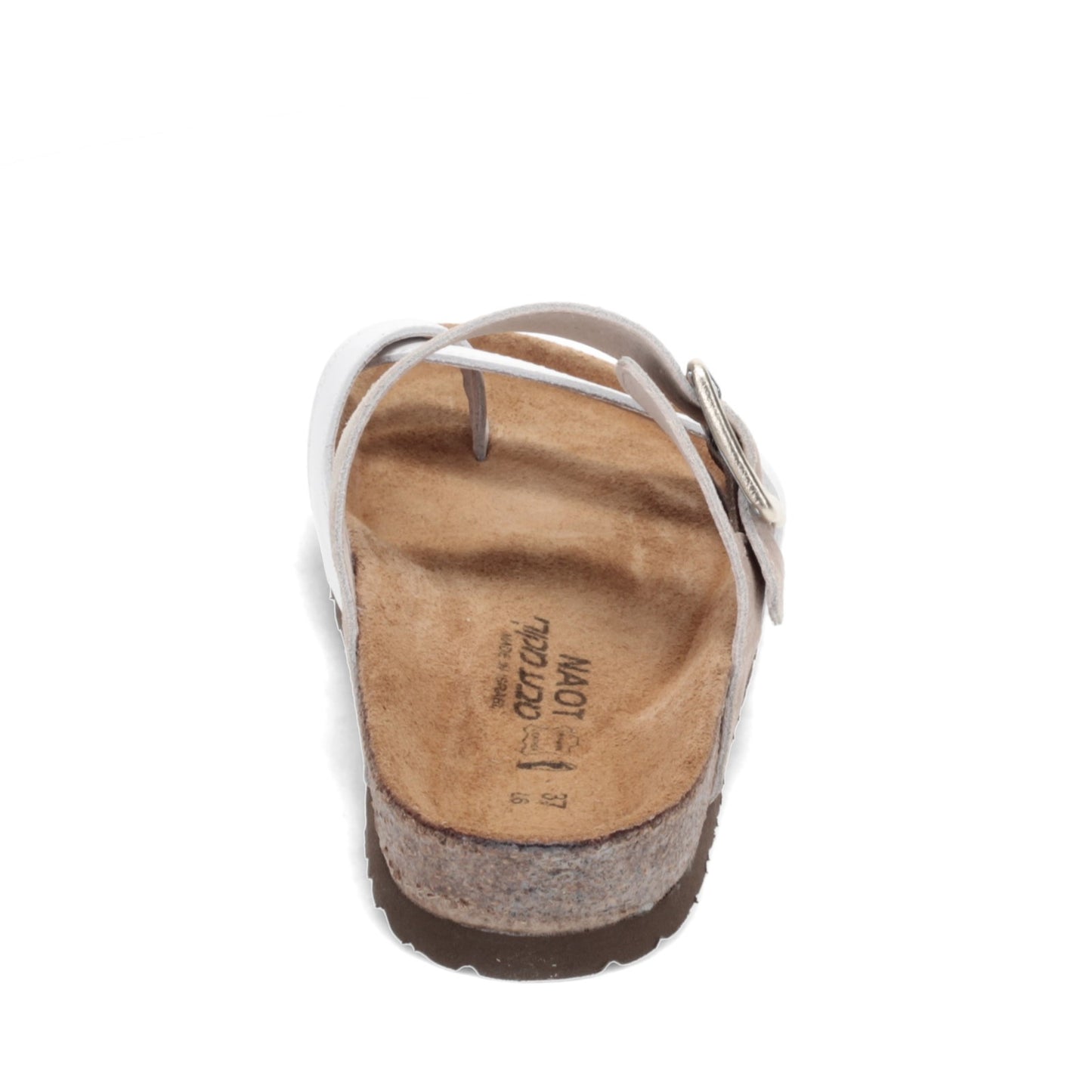 Peltz Shoes Women's Naot Fresno Sandal WHITE 8250-WDX