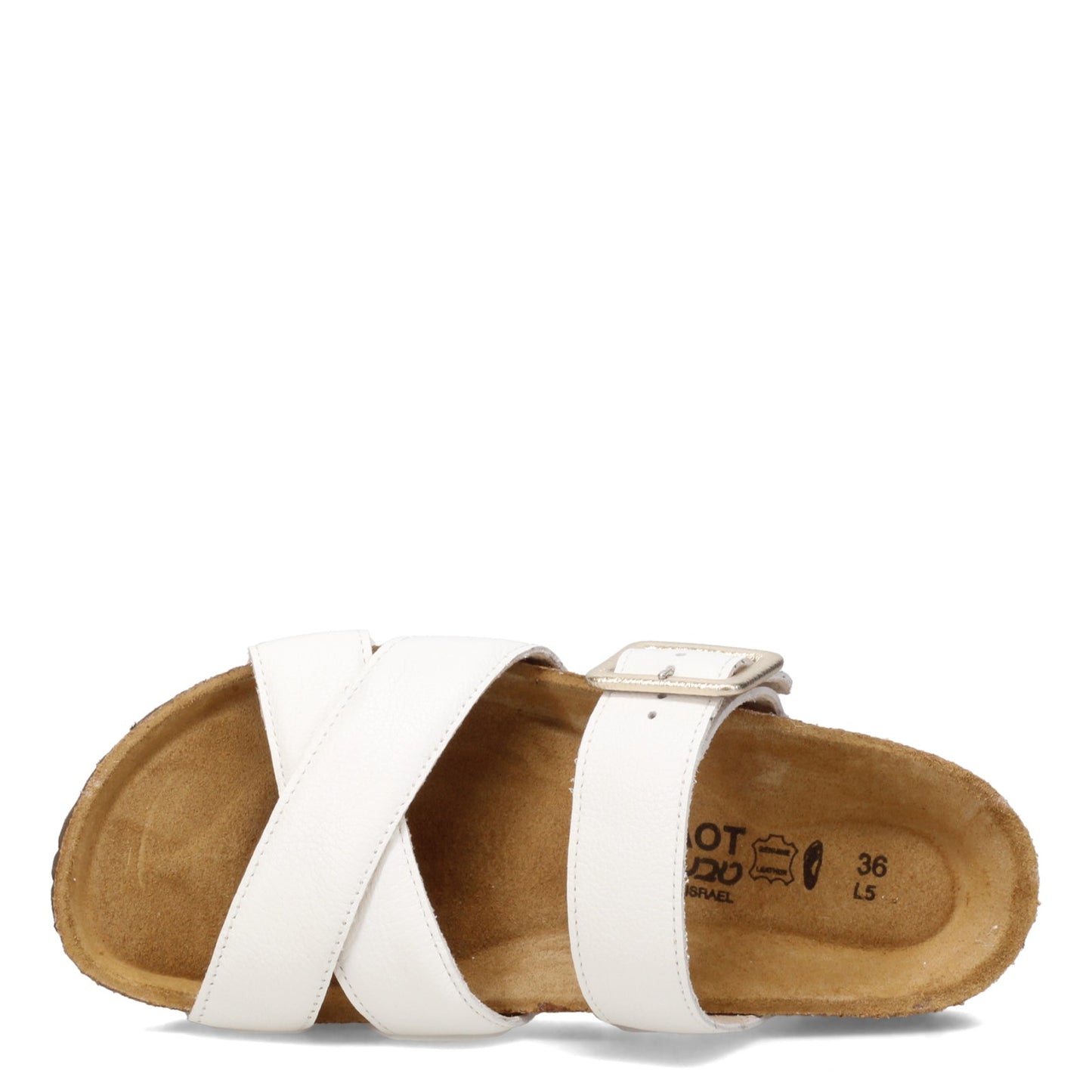 Peltz Shoes Women's Naot Chicago Sandal WHITE 8251-H63
