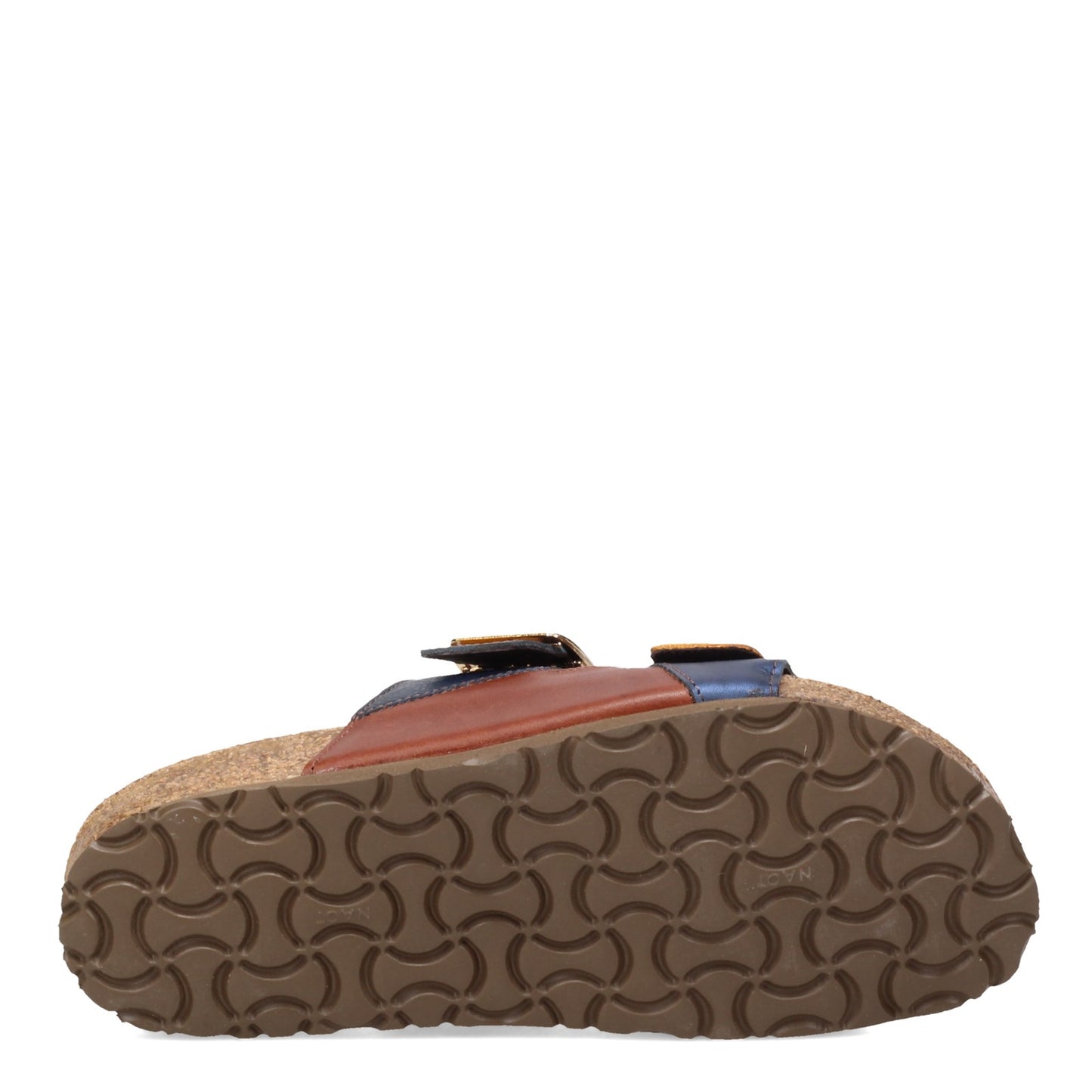 Peltz Shoes Women's Naot San Diego Sandal BROWN YELLOW 8252-SLS