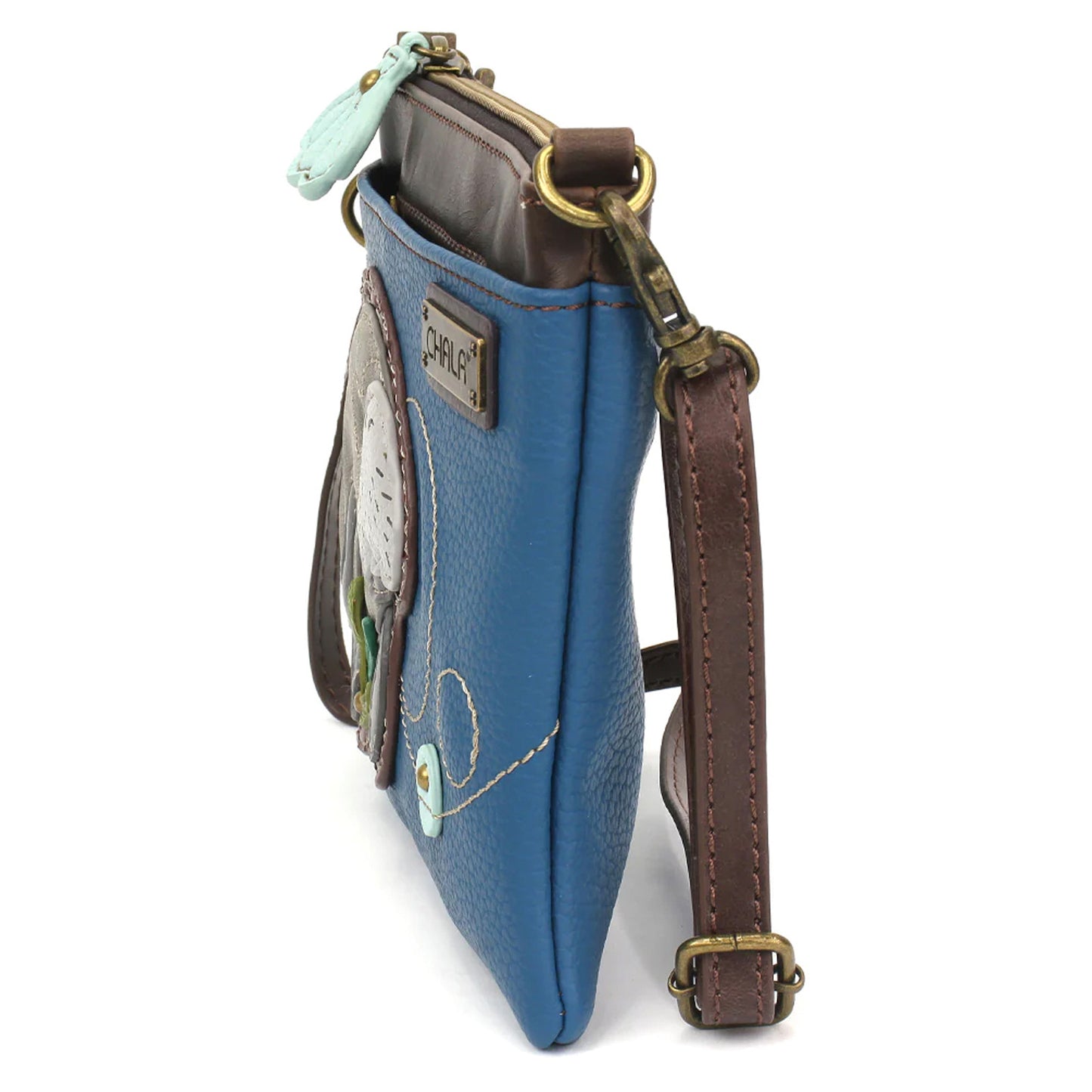 Peltz Shoes Chala Mini Crossbody Bag Manatee 826MEA1