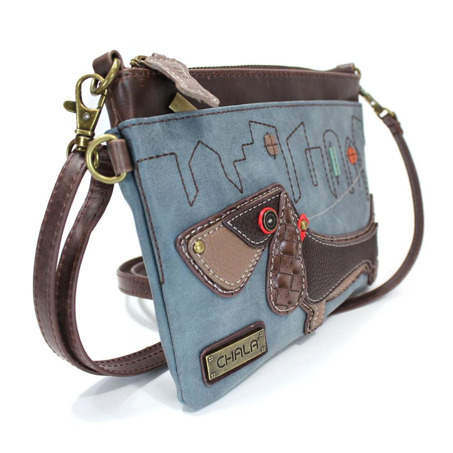 Peltz Shoes Women's Chala Mini Crossbody Dachshund 826WD1