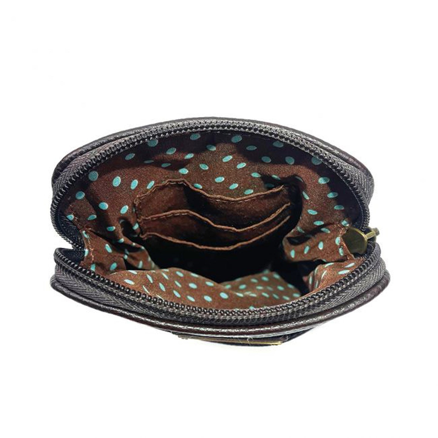 Peltz Shoes Women's Chala Cell Phone Crossbody Turquoise 827BYC4